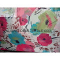 Polyester Flower Printed Chiffon Fabric for Lady Dress